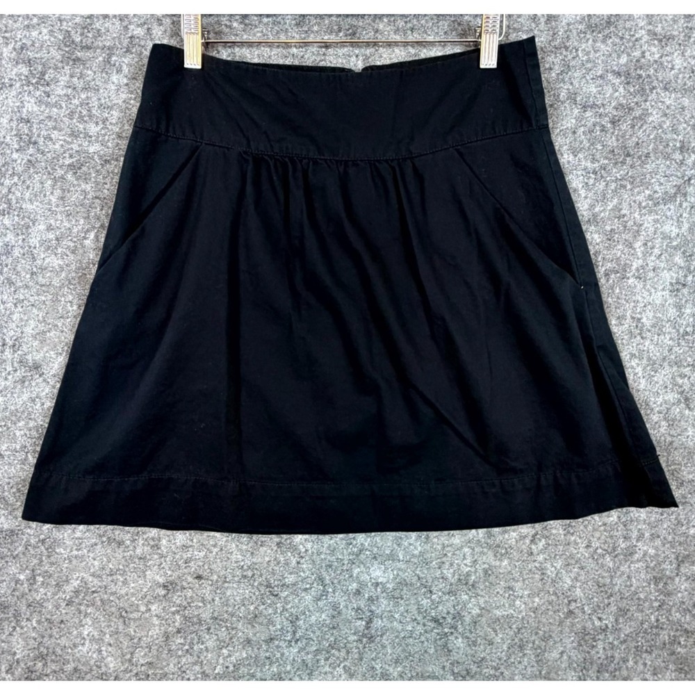 Old‎ Navy A-Line Mini Skirt Womens 6 Black Office Basics Neutral